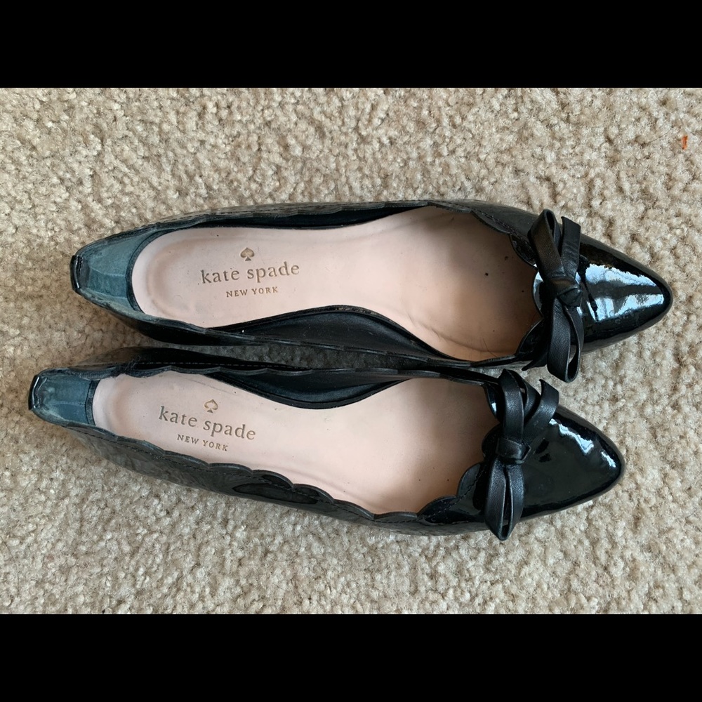 Kate Spade Pointed Flats EUC